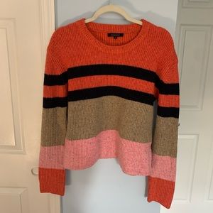 Olivaceous Striped Sweater